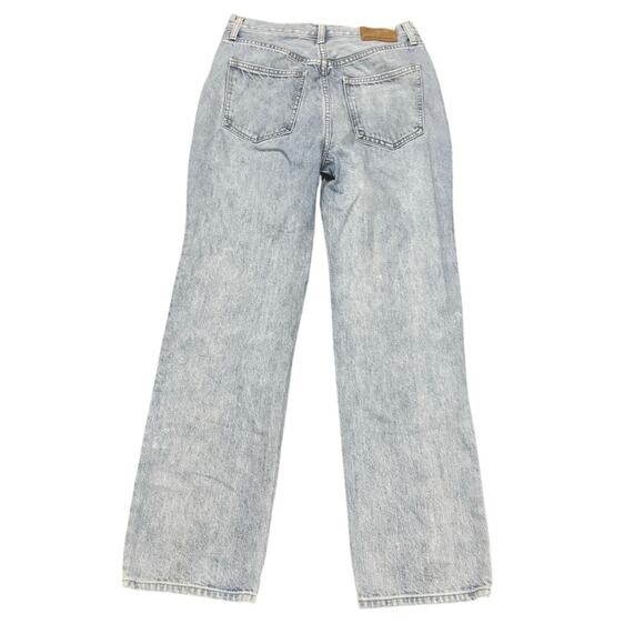 Denim Forum Joni High Rise Loose Jeans Size 25 Distressed Button Fly Aritzia - Picture 8 of 9